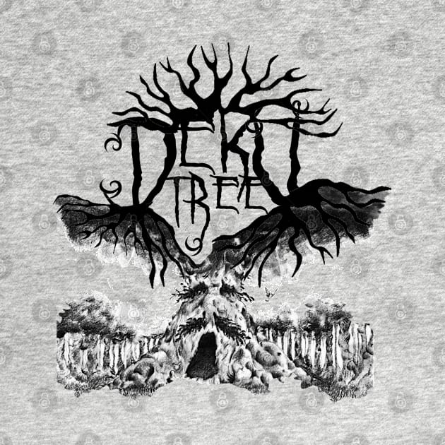Black Metal Deku Tree by red-leaf